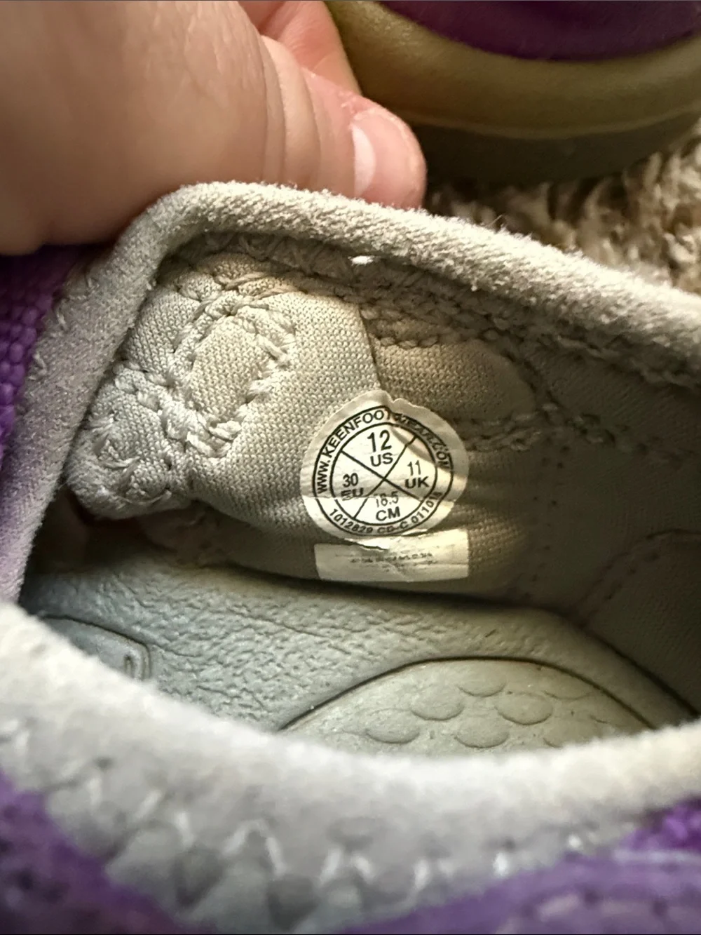 Keen Kids Purple and Gray Closed-Toe Sport Sandals